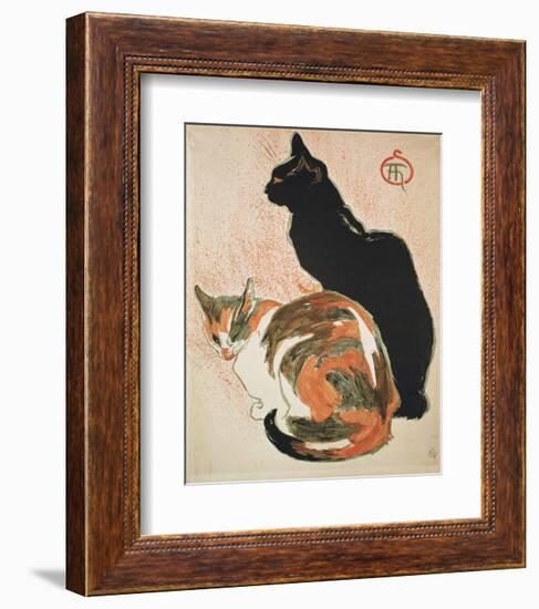 Two Cats, 1894-Théophile Alexandre Steinlen-Framed Art Print