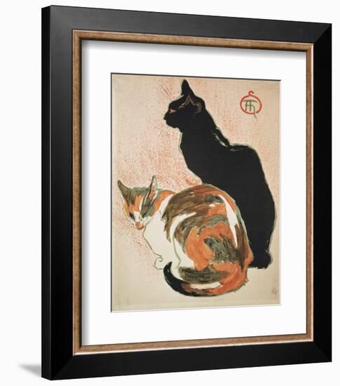 Two Cats, 1894-Théophile Alexandre Steinlen-Framed Art Print