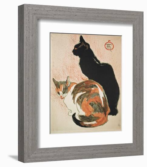 Two Cats, 1894-Théophile Alexandre Steinlen-Framed Art Print