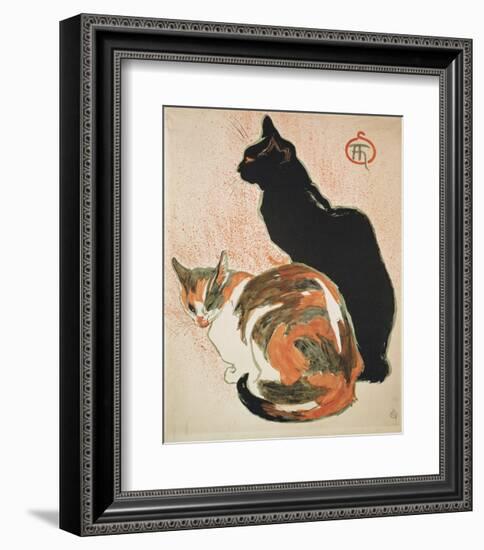 Two Cats, 1894-Théophile Alexandre Steinlen-Framed Art Print