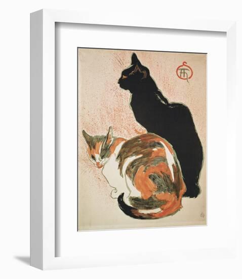 Two Cats, 1894-Théophile Alexandre Steinlen-Framed Art Print