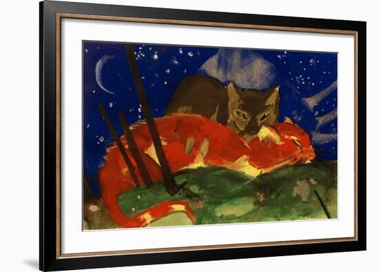 Two Cats 1913-Franz Marc-Framed Giclee Print