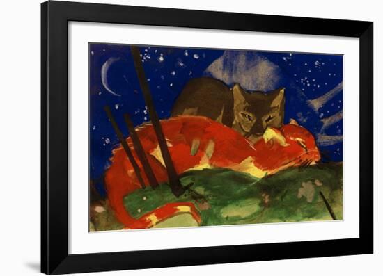 Two Cats 1913-Franz Marc-Framed Giclee Print