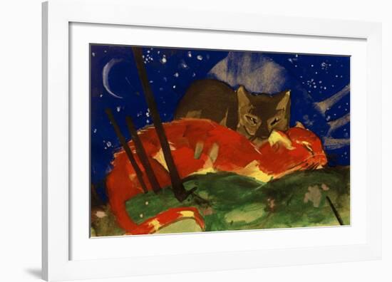 Two Cats 1913-Franz Marc-Framed Giclee Print