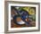 Two Cats, Blue and Yellow-Franz Marc-Framed Giclee Print