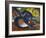 Two Cats, Blue and Yellow-Franz Marc-Framed Giclee Print