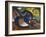 Two Cats, Blue and Yellow-Franz Marc-Framed Giclee Print