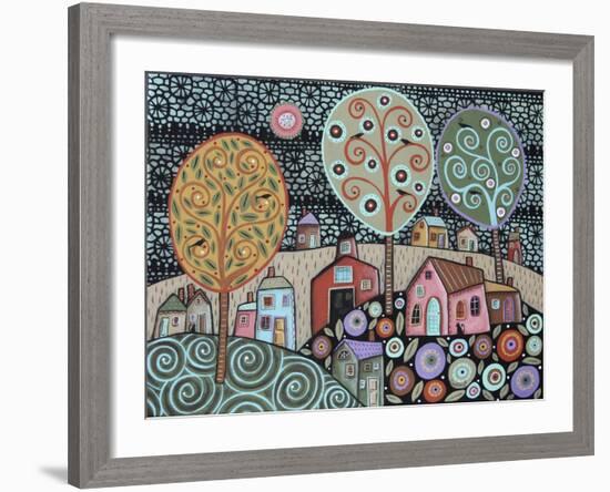 Two Cats Village 1-Karla Gerard-Framed Giclee Print