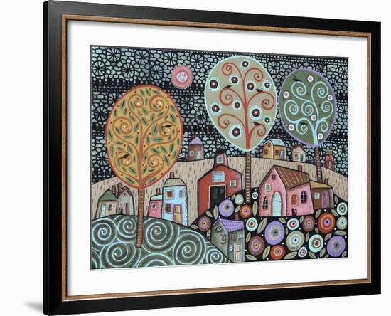 Two Cats Village 1-Karla Gerard-Framed Giclee Print