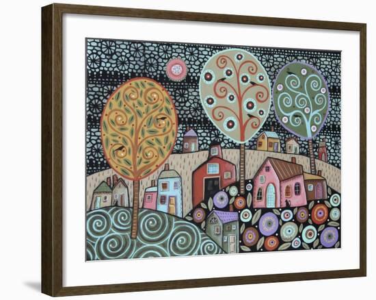 Two Cats Village 1-Karla Gerard-Framed Giclee Print