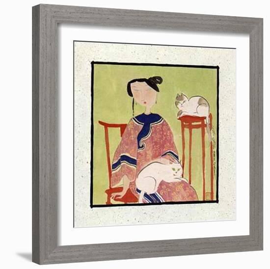 Two Cats-H^ Yongkai-Framed Art Print