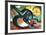 Two Cats-Franz Marc-Framed Art Print