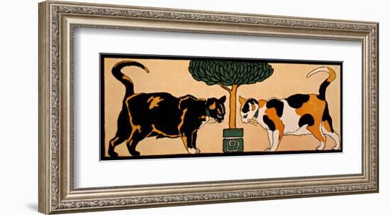 Two Cats-null-Framed Giclee Print