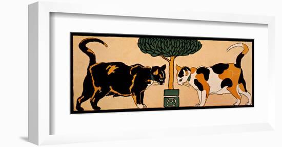 Two Cats-null-Framed Giclee Print