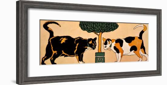 Two Cats-null-Framed Giclee Print