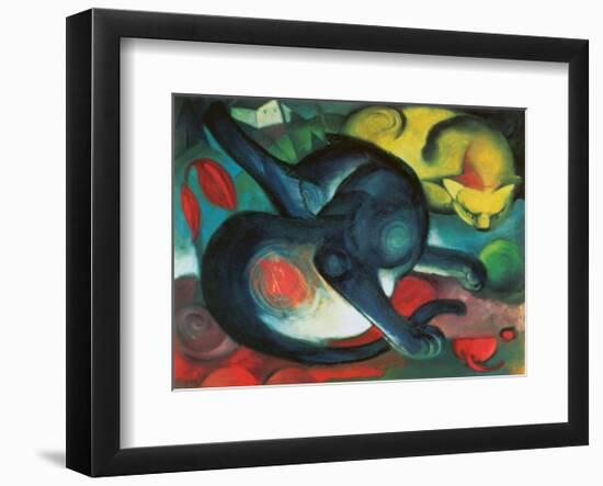 Two Cats-Franz Marc-Framed Art Print