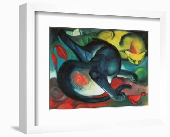 Two Cats-Franz Marc-Framed Art Print