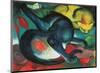 Two Cats-Franz Marc-Mounted Art Print