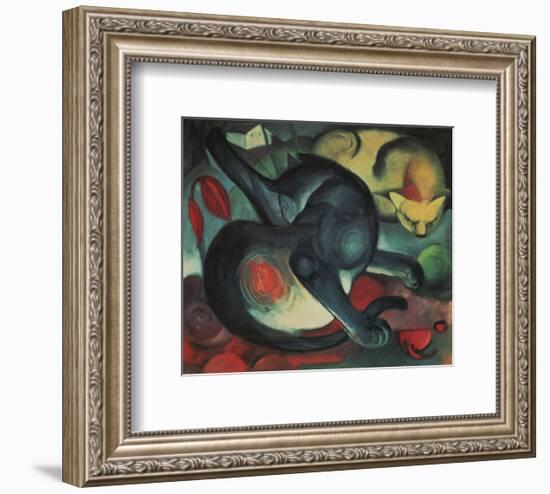 Two Cats-Franz Marc-Framed Art Print