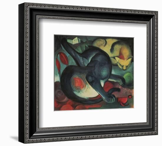 Two Cats-Franz Marc-Framed Art Print