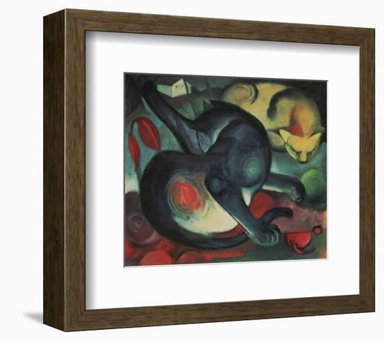 Two Cats-Franz Marc-Framed Art Print