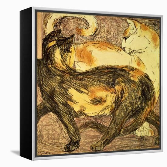 Two Cats-Franz Marc-Framed Premier Image Canvas