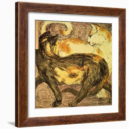 Two Cats-Franz Marc-Framed Giclee Print