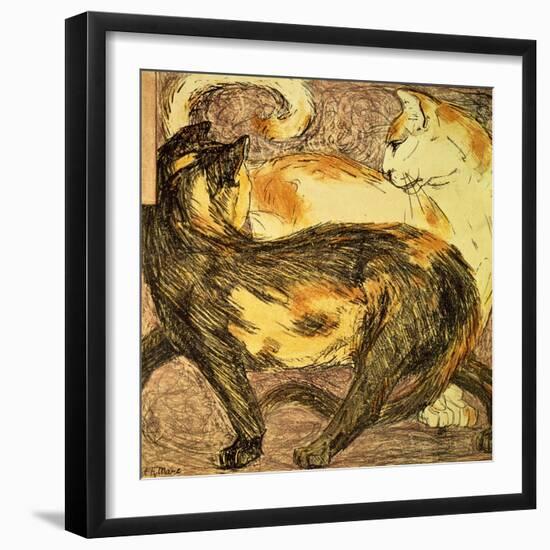 Two Cats-Franz Marc-Framed Giclee Print