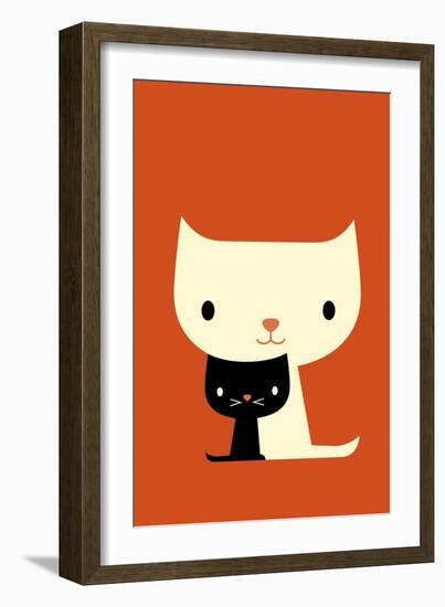 Two Cats-Dicky Bird-Framed Giclee Print