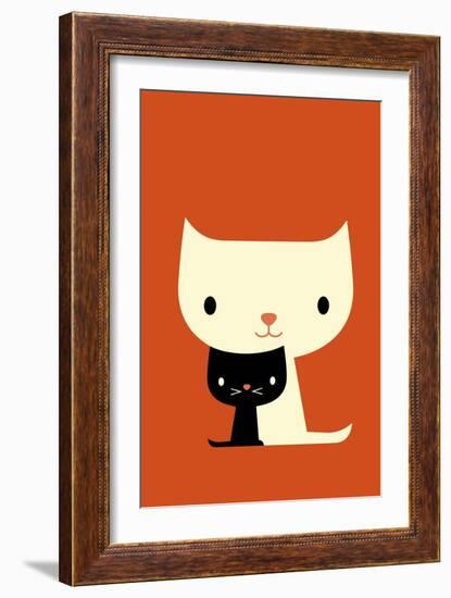 Two Cats-Dicky Bird-Framed Giclee Print