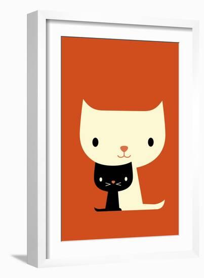 Two Cats-Dicky Bird-Framed Giclee Print