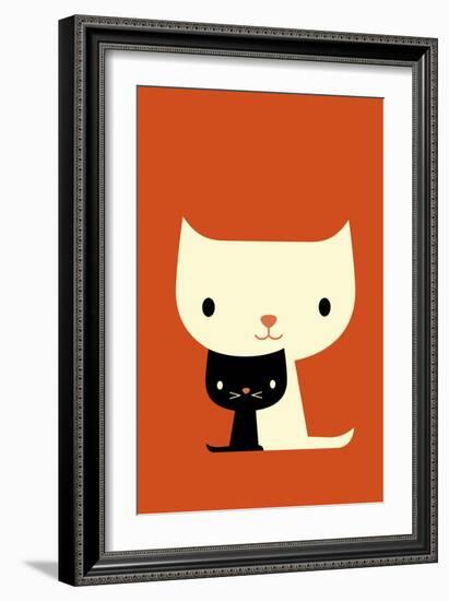 Two Cats-Dicky Bird-Framed Giclee Print