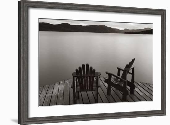 Two Chairs-James McLoughlin-Framed Art Print