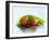 Two Cherry Tomatoes on a Basil Leaf-Roland Krieg-Framed Photographic Print