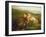 Two Children Fishing in Scotland-Otto Leyde-Framed Giclee Print