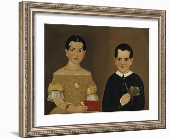 Two Children of Captain Christopher and Mrs. Ruth Andrews-William Matthew Prior-Framed Giclee Print