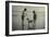 Two Children on Beach with Dog-null-Framed Premium Photographic Print