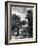 Two Children Walking Down a Dirt Road Going Fishing on a Summer Day-John Dominis-Framed Photographic Print