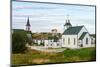 Two churches in town of Trinity, Newfoundland and Labrador, Canada-null-Mounted Photographic Print