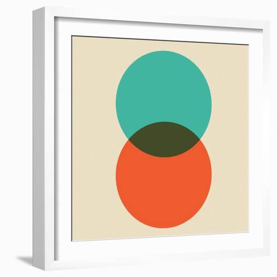 Two Circles-Eline Isaksen-Framed Art Print