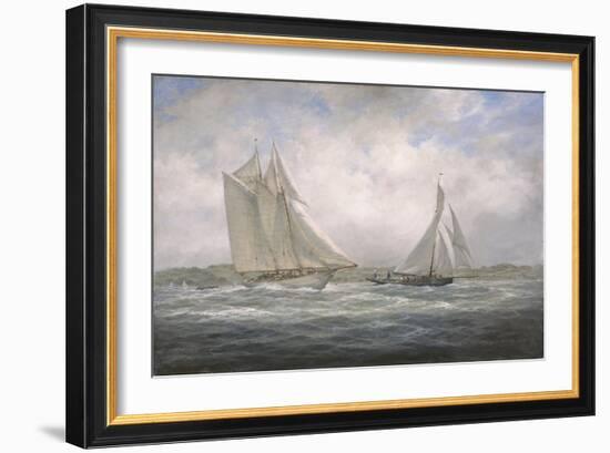 Two Classics: 'Aello Beta' and 'Marigold' Off the Isle of Wight, 2005-Richard Willis-Framed Giclee Print