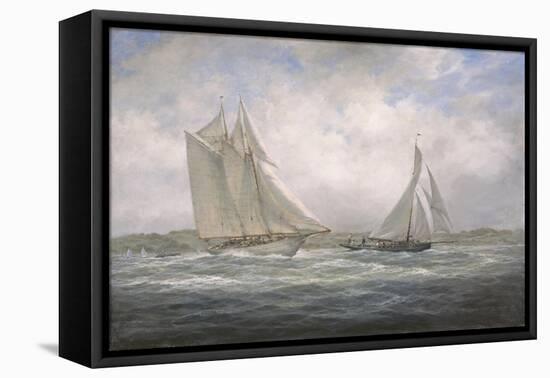 Two Classics: 'Aello Beta' and 'Marigold' Off the Isle of Wight, 2005-Richard Willis-Framed Premier Image Canvas