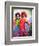 Two Clowns With A Violin And A Pipe-balaikin2009-Framed Premium Giclee Print