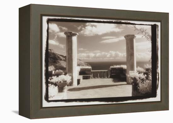 Two columns and the sea-Theo Westenberger-Framed Premier Image Canvas