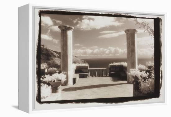 Two columns and the sea-Theo Westenberger-Framed Premier Image Canvas