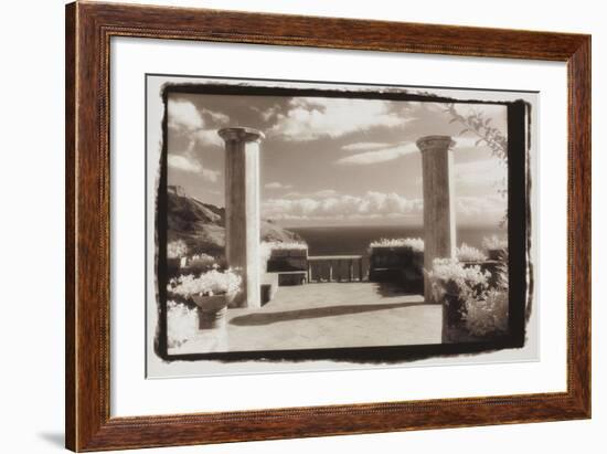 Two columns and the sea-Theo Westenberger-Framed Photographic Print