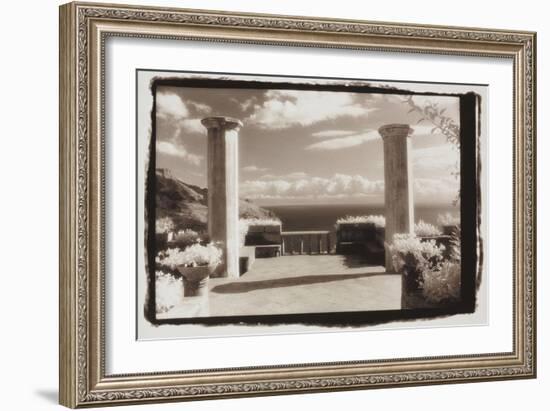 Two columns and the sea-Theo Westenberger-Framed Photographic Print