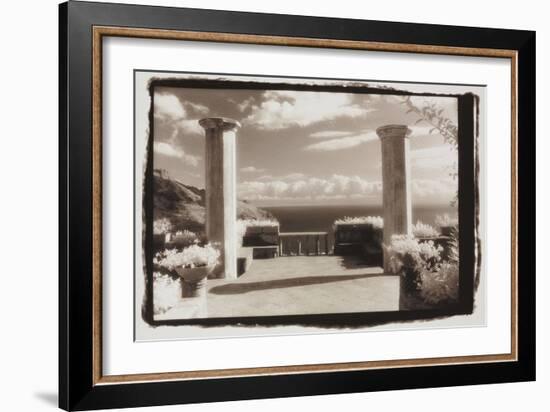 Two columns and the sea-Theo Westenberger-Framed Photographic Print