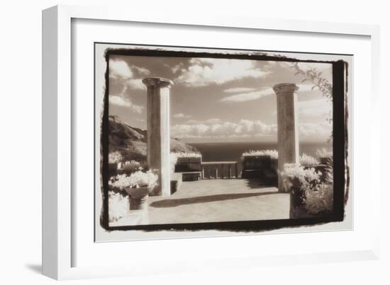 Two columns and the sea-Theo Westenberger-Framed Photographic Print