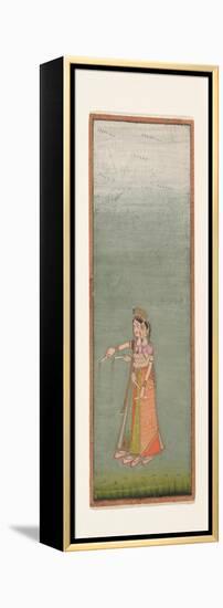 Two Court Ladies with Fireworks, c.1725-Indian School-Framed Premier Image Canvas